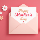 Mothers Day - Card in envelope